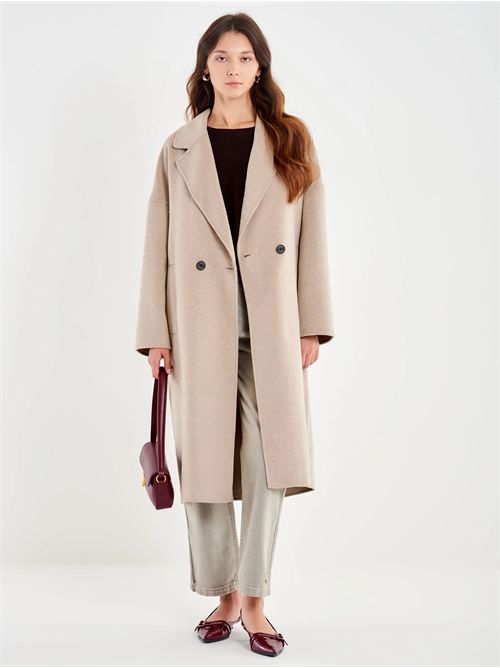 Cappotto Ovetto Oversized VICOLO | TF0003/TORTORA